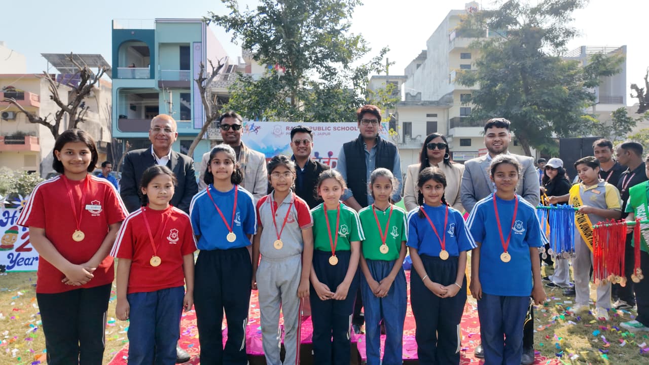 रावत पब्लिक स्कूल, प्रताप नगर की स्पोर्ट्स मीट “स्पीड” का रंगारंग समापन