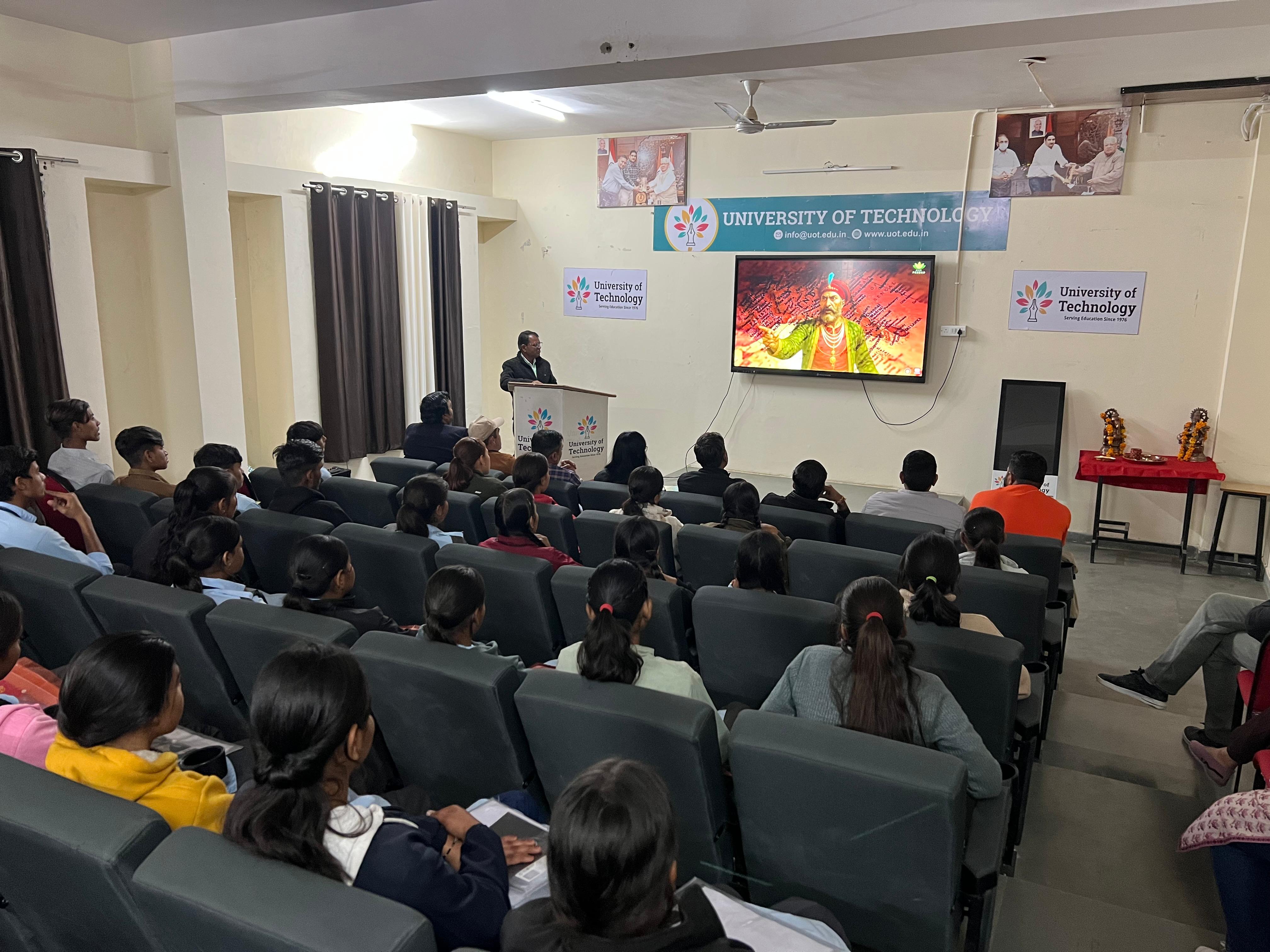 यूनिवर्सिटी ऑफ टेक्नोलॉजी, वाटिका, जयपुर में वीर बाल दिवस का आयोजन