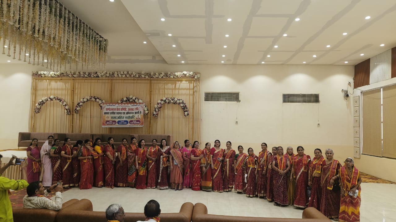 खंडेलवाल वेश्य धाम जागरण रथ यात्रा का खंडेलवाल सेवा समिति अलवर ने किया भव्य स्वागत