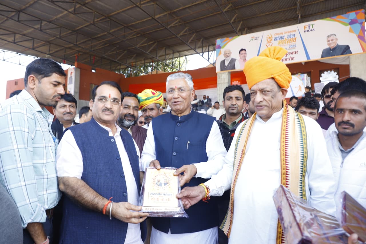 खेलों से अनुशासन की मिलती है सीख : कैबिनेट मंत्री जोराराम कुमावत