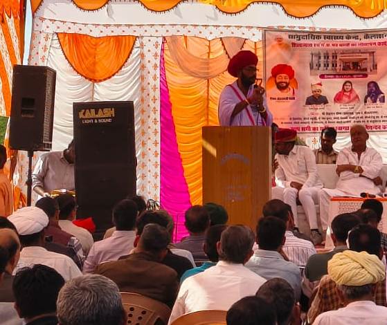 सिरोही के कैलाशनगर में हुआ विभिन्न कार्यों का शिलान्यास व लोकार्पण जनसेवा ही हमारी प्राथमिकता-राज्य मंत्री देवासी