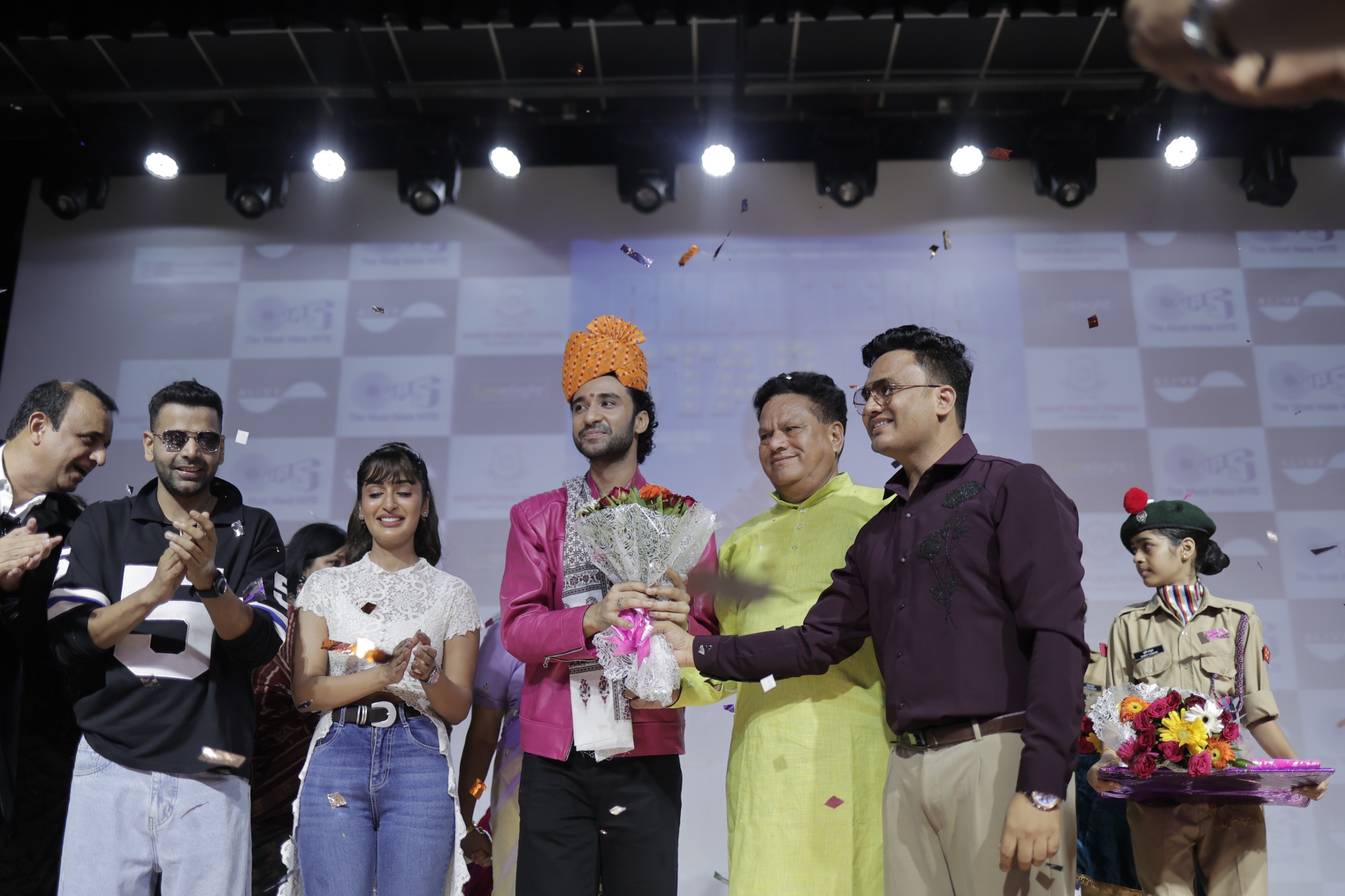 रावत पब्लिक स्कूल में बॉलीवुड फिल्म "भाई तेरा स्टार है" का भव्य प्रमोशनल इवेंट सम्पन्न