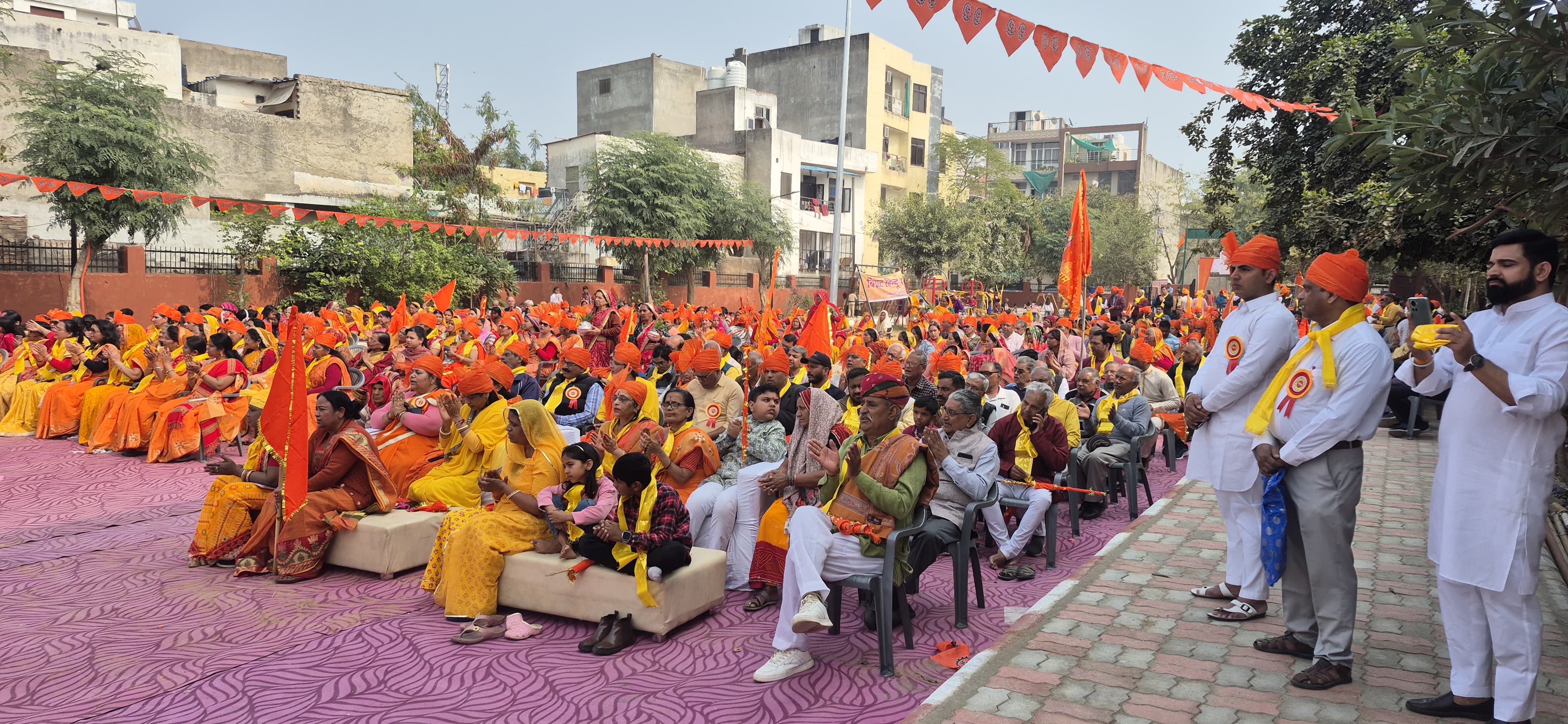 कलश यात्रा निकाली गई, विराट हिंदू सम्मेलन आयोजित