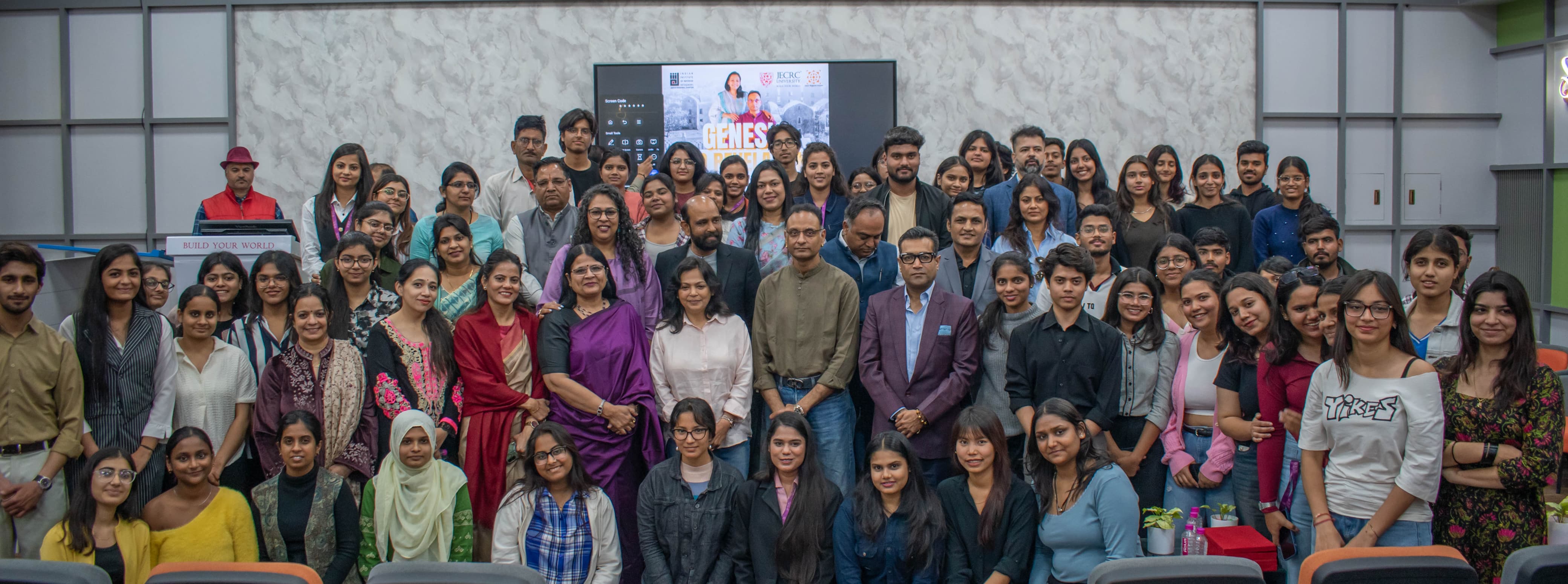 पिंटरेस्ट नहीं, ओरिजिनल इमेजिनेशन है असली डिज़ाइन: आईआईआईडी जयपुर चैप्टर x जेईसीआरसी यूनिवर्सिटी