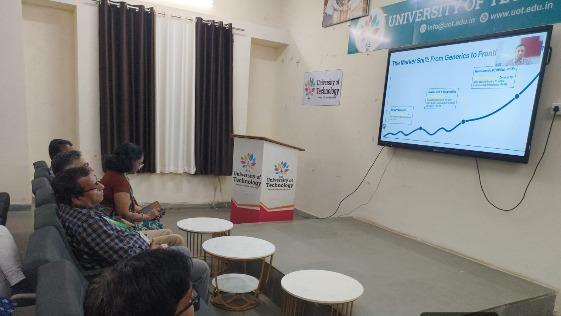 यूनिवर्सिटी ऑफ टेक्नोलॉजी में “स्टार्टअप कानूनी ढांचा एवं बौद्धिक संपदा संरक्षण” विषय पर कार्यशाला का सफल आयोजन