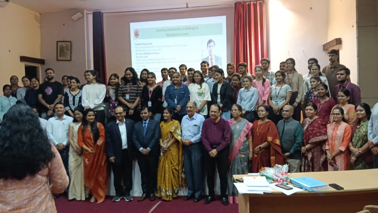 राजस्थान विश्वविद्यालय में "एंडोमेट्रियोसिस : प्रजनन विज्ञान के लिए चुनौती" विषय पर विशेषज्ञ व्याख्यान आयोजित