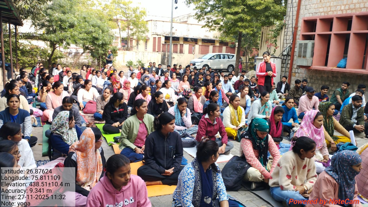 भारतीय ज्ञान परंपरा में योग दर्शन" विषय पर एक संगोष्ठी का आयोजन