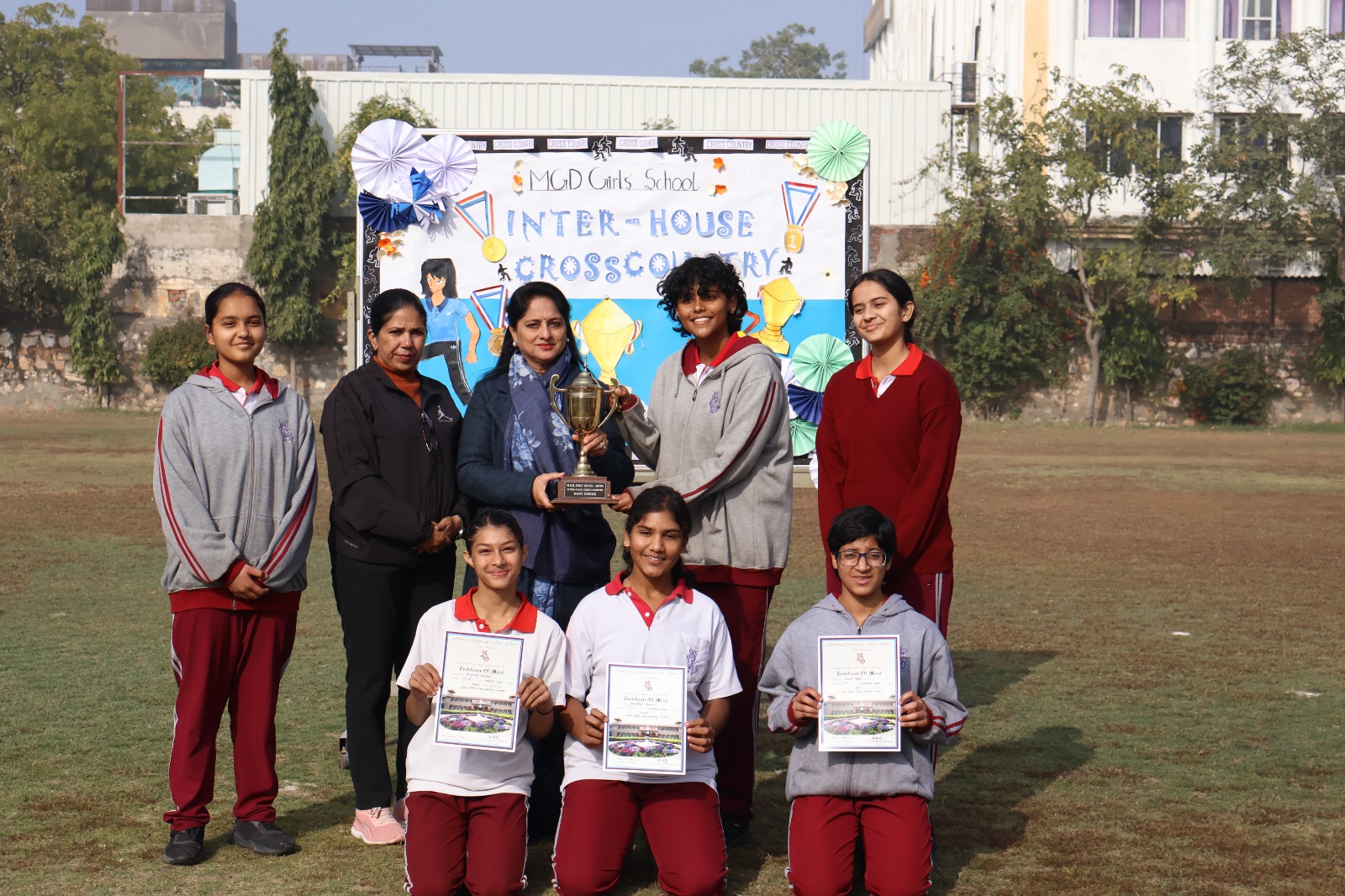 महारानी गायत्री देवी गर्ल्स स्कूल में 'क्रॉस कंट्री रन' का आयोजन