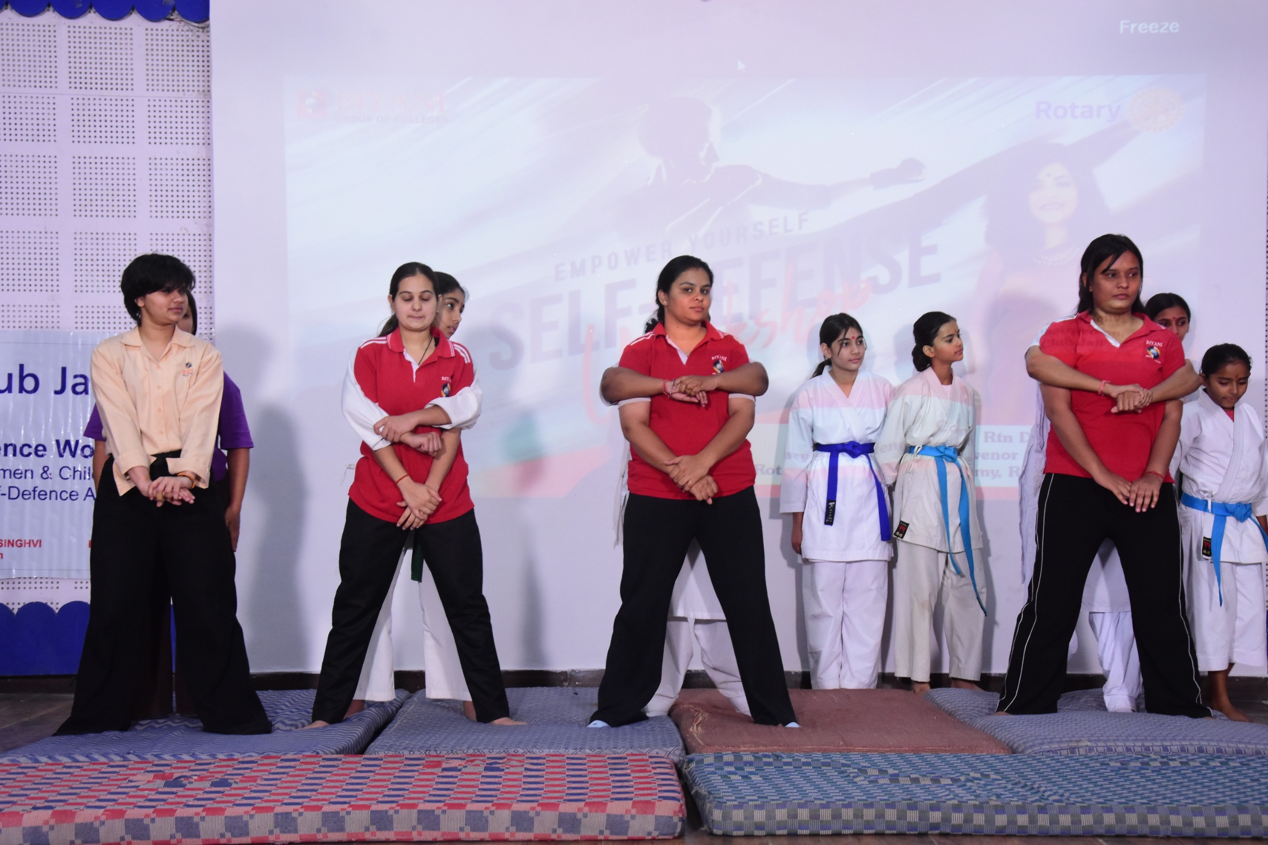 बियानी ग्रुप ऑफ कॉलेजेज में आत्मरक्षा कार्यशाला का आयोजन