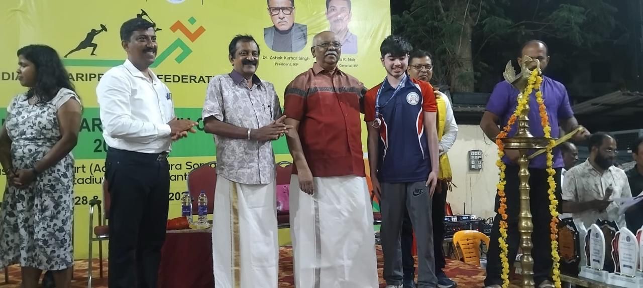 ओजस्व गजराज ने खेलो इंडिया नेशनल कलारीपेयट्टू चैम्पियनशिप मे जीता रजत पदक,  प्रतिभा को सलाम