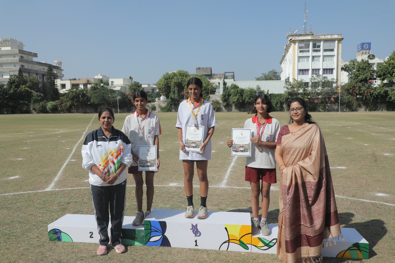 एम.जी.डी. गर्ल्स स्कूल, जयपुर की 82वीं वार्षिक इंटर हाउस एथलेटिक मीट सम्पन्न