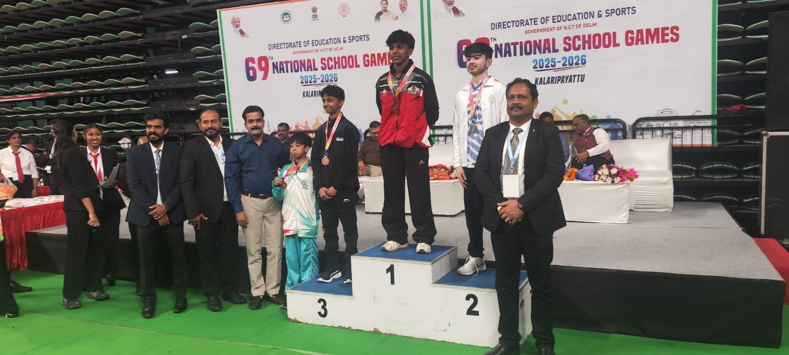 राष्ट्रीय स्कूल गेम्स- एसजीएफआई में ओजस्व गजराज ने जीता रजत पदक