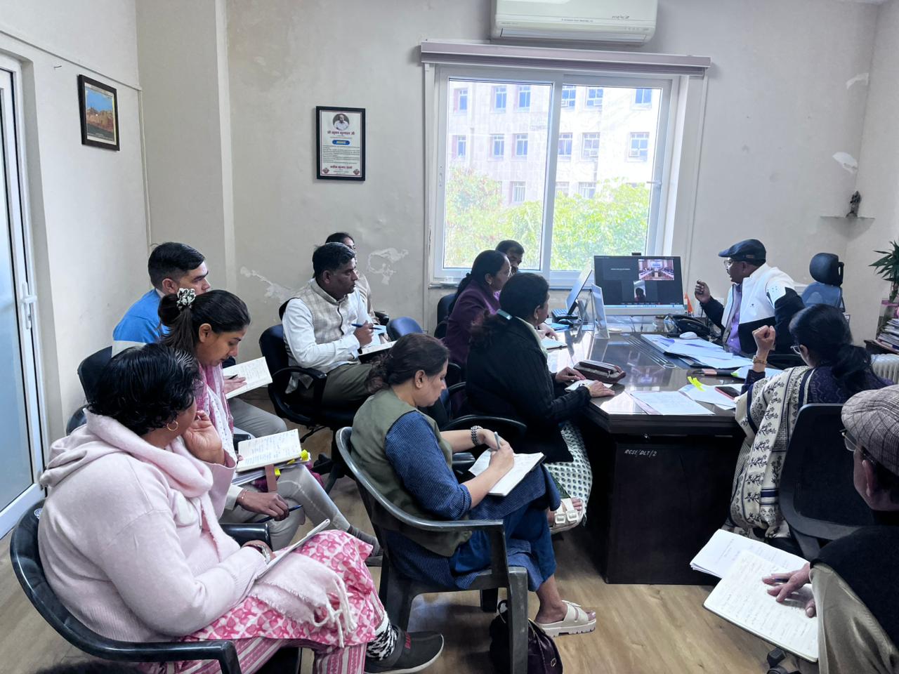 मेगा पीटीएम को पूर्व तैयारियों पर बैठक