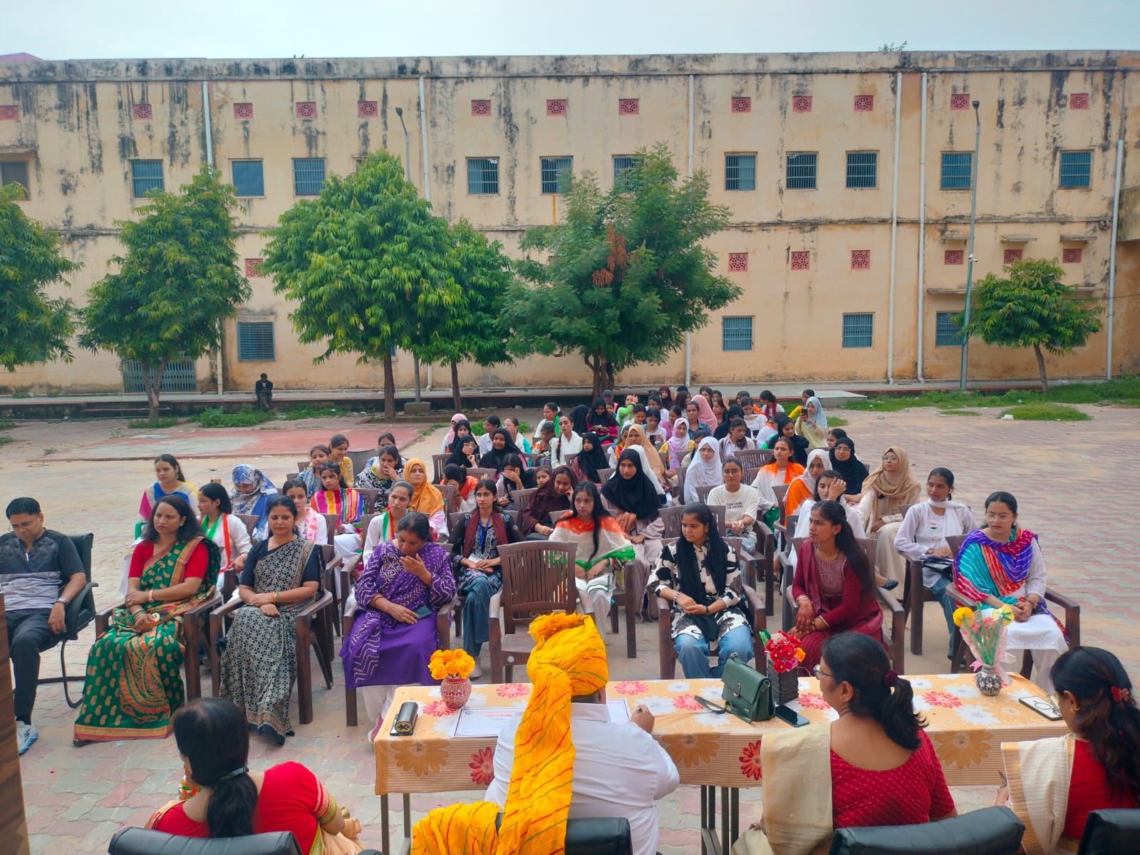 ए.पी.जे. अब्दुल कलाम राजकीय कन्या महाविद्यालय में उत्साहपूर्वक मनाया गया 80वाँ स्वतंत्रता दिवस