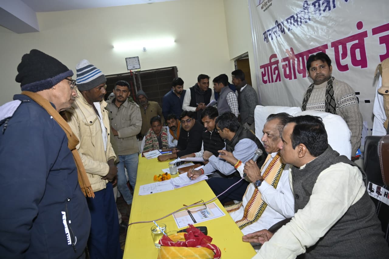 प्रभारी मंत्री जोराराम कुमावत ने सुनी जनता की राय, समस्या समाधान के लिए दिए निर्देश