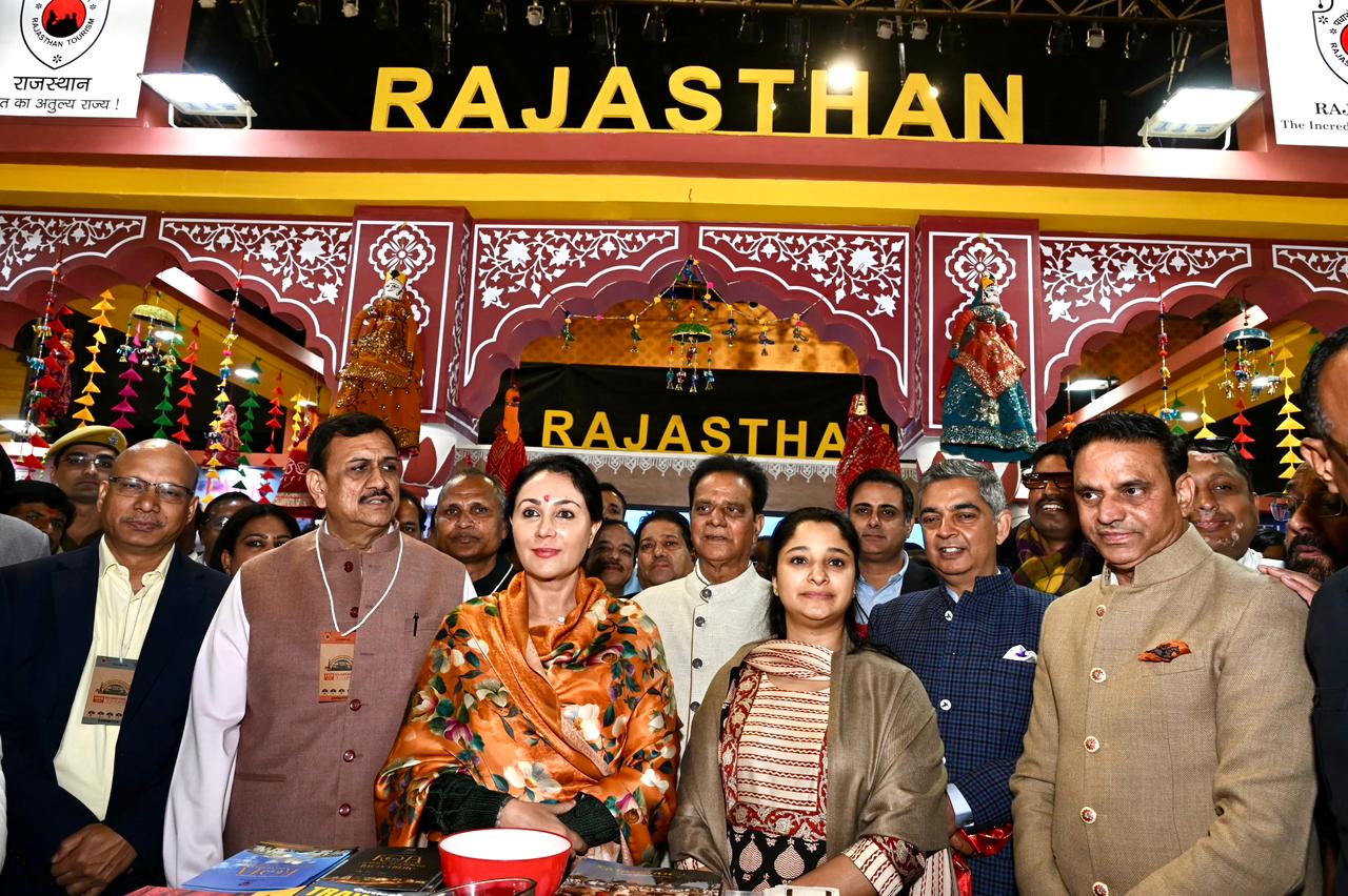 उपमुख्यमंत्री दिया कुमारी ने कोटा हाड़ौती ट्रैवल मार्ट-2026 में प्रदर्शनी का किया शुभारंभ
