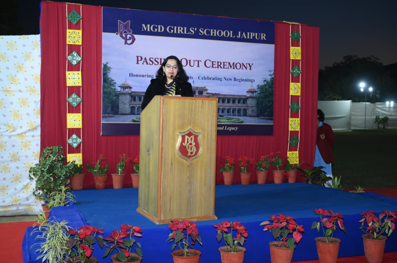 बारहवीं की छात्राओं के लिए आशीर्वाद समारोह का आयोजन