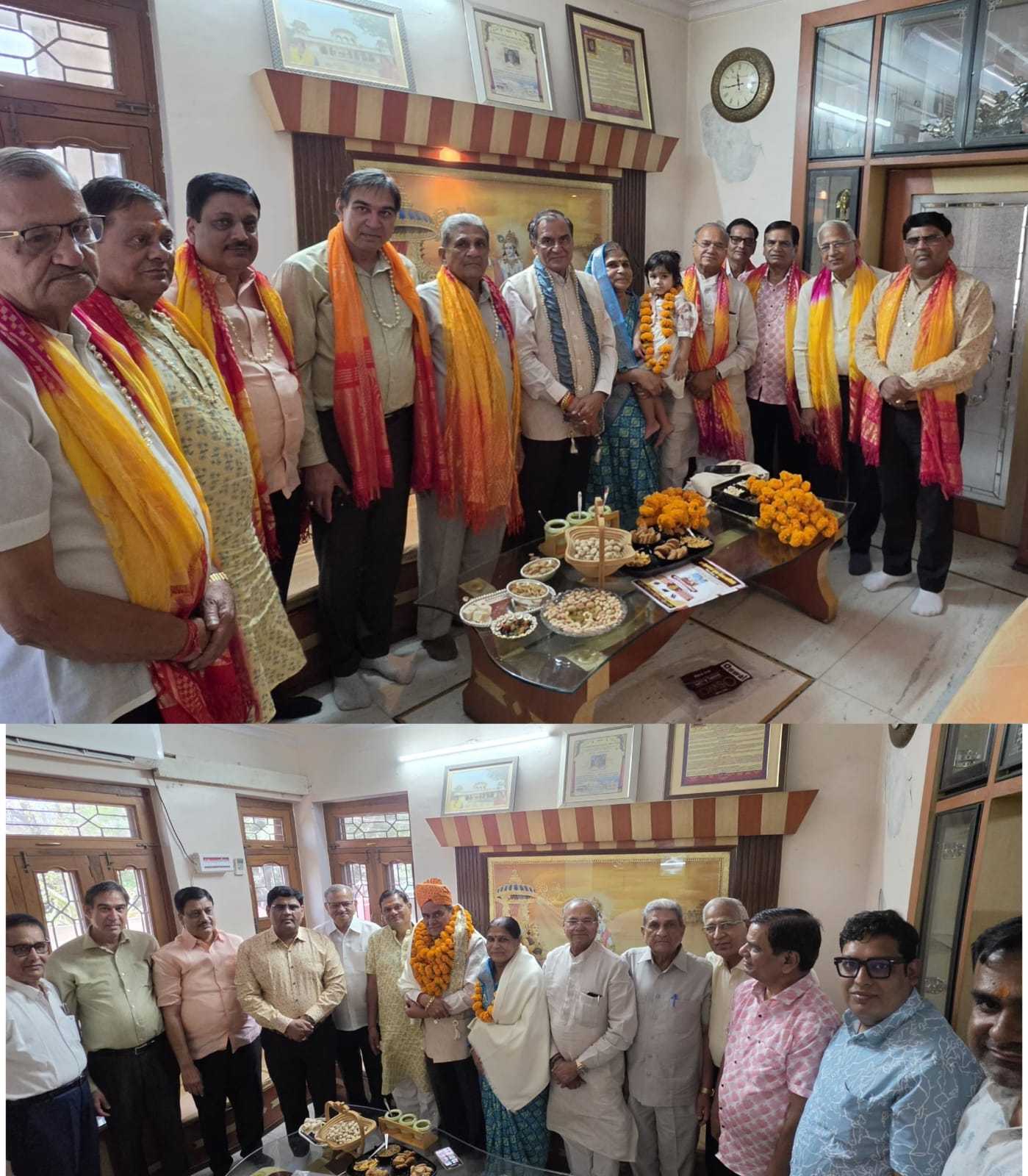 अखिल भारतवर्षीय खंडेलवाल वेश्य महासभा के राष्ट्रीय अध्यक्ष रमेश चंद्र गुप्ता तूंगावाला के महासभा में आजीवन मुख्य संरक्षक बनने पर स्वागत