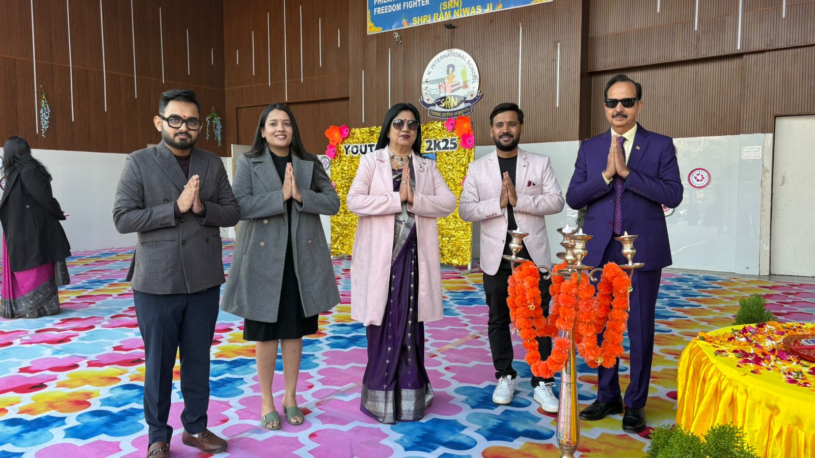 एसआरएन इंटरनेशनल स्कूल, जगतपुरा में ‘एसआरएन यूथ फेस्ट–2025’ का भव्य उद्घाटन