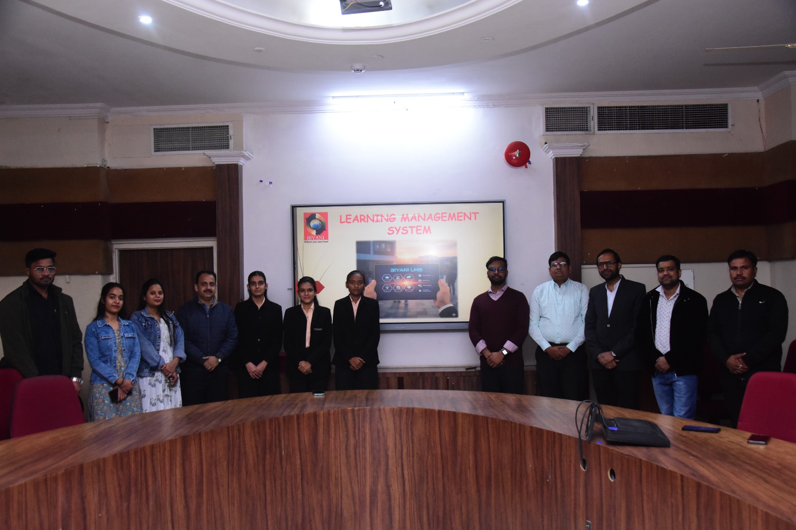 बियानी कॉलेज के बीसीए विद्यार्थियों की टीम द्वारा  एलएमएस पोर्टल लॉन्च