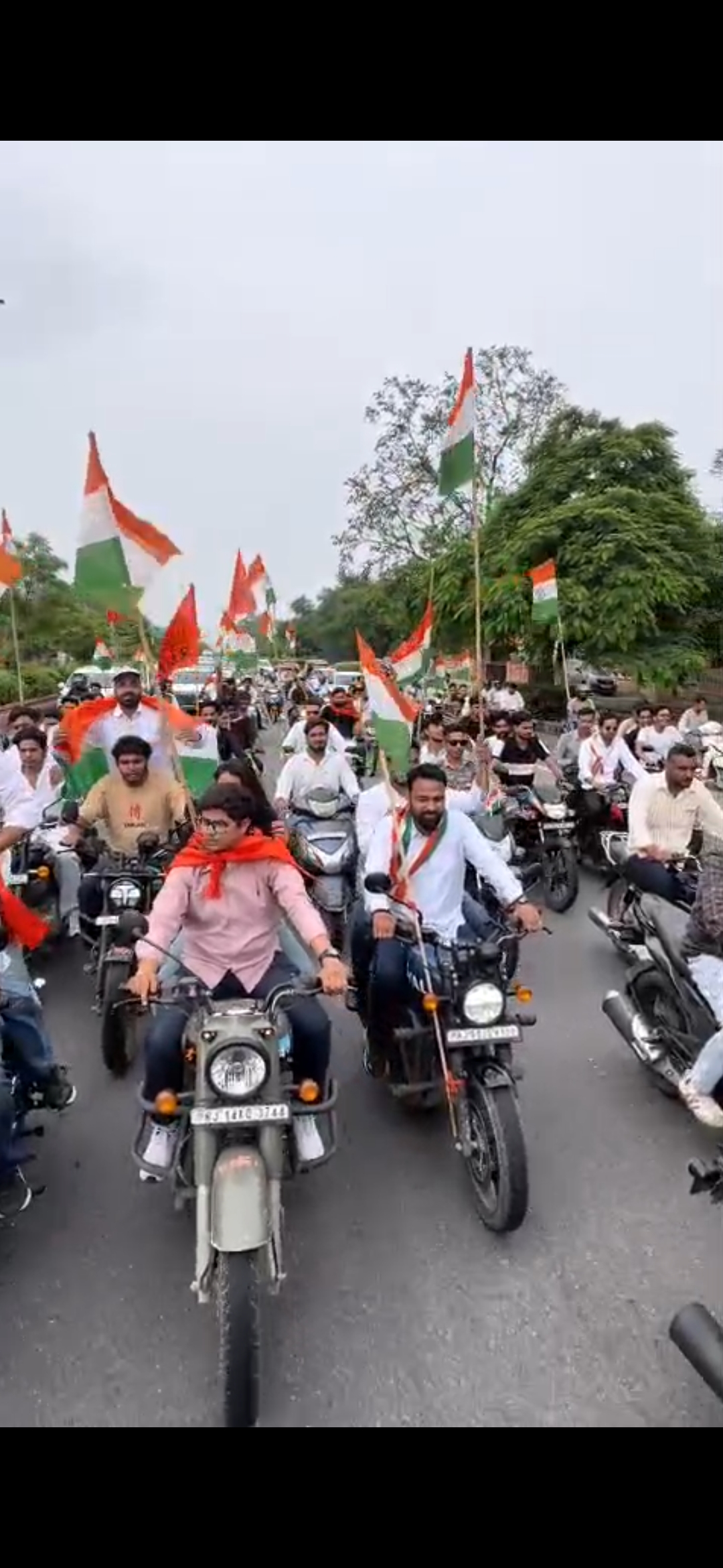राष्ट्रीय मंत्री हर्षित निनोमा के नेतृत्व में विद्यार्थी परिषद ने किया स्वतंत्रता दिवस पर तिरंगा बाइक रैली का आयोजन