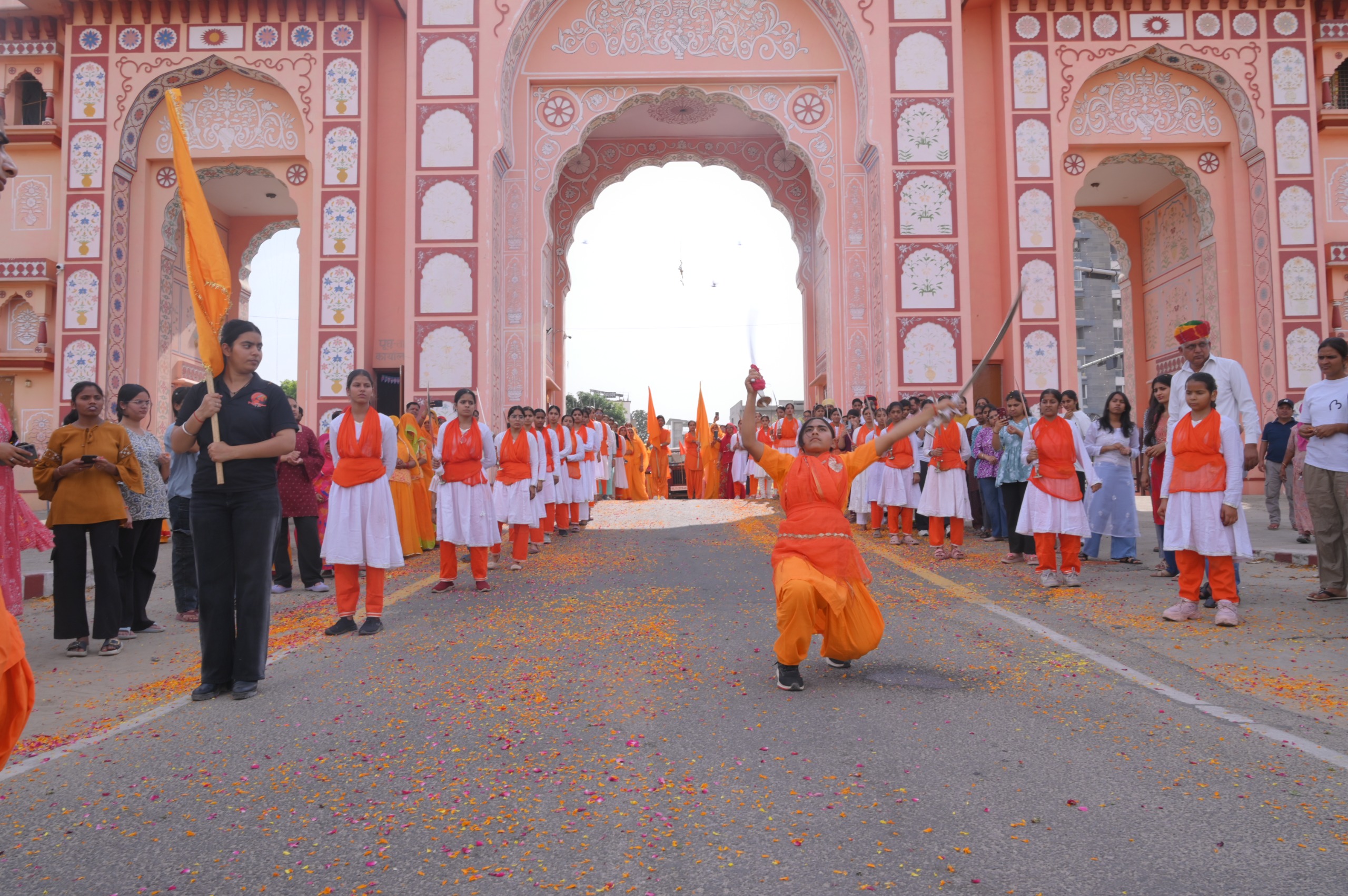 महाराव शेखाजी के बलिदान दिवस पर सर्वधर्म प्रार्थना सभा एवं मातृशक्ति मर्यादा रक्षा शौर्य पथ संचलन का आयोजन