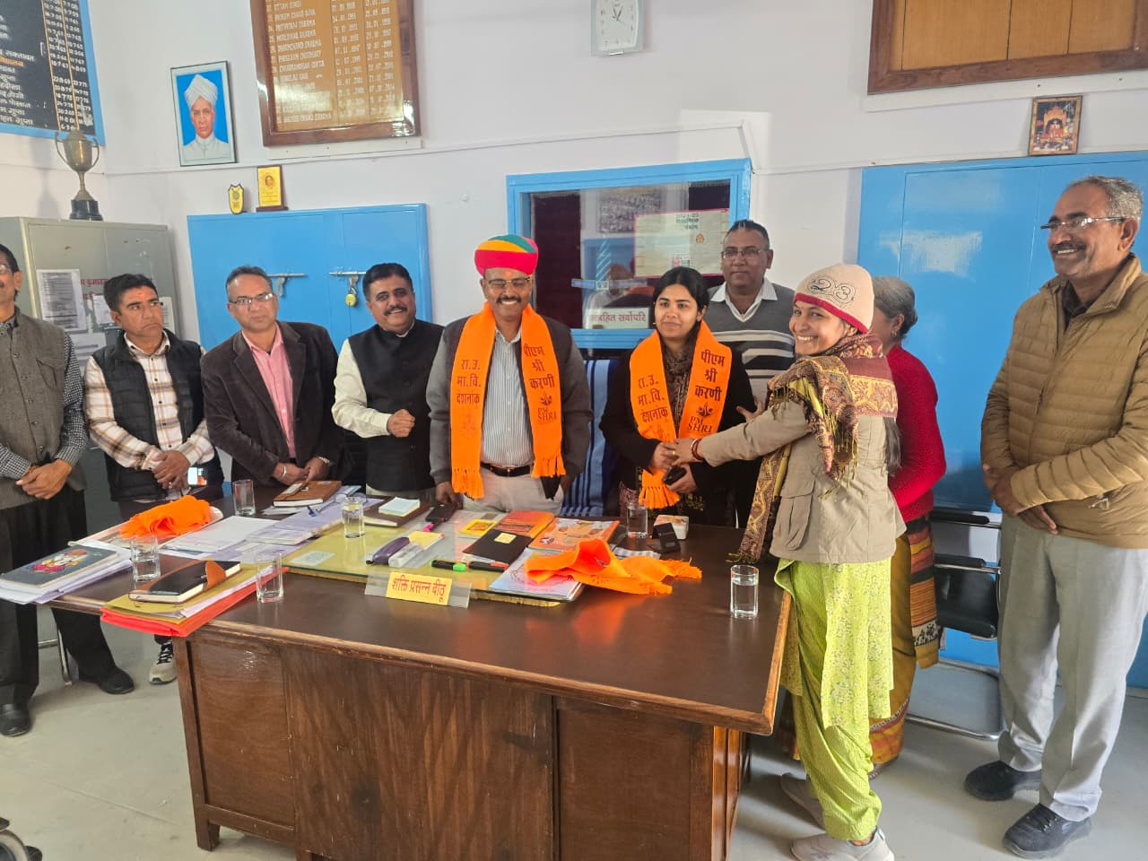 पीएमश्री देशनोक विद्यालय का औचक निरीक्षण करने पहुंचे शासन सचिव