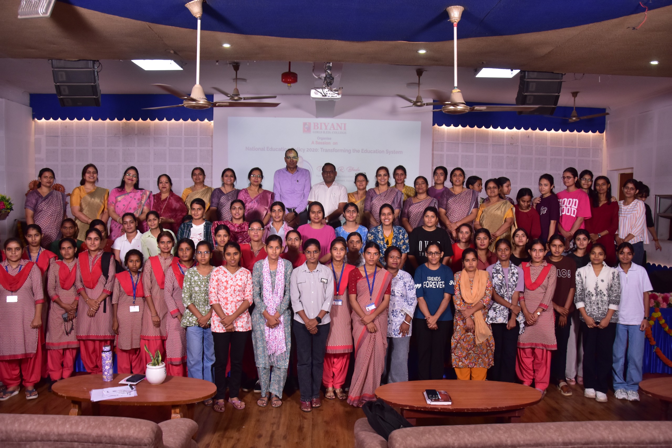 बियानी गर्ल्स बी.एड. कॉलेज में राष्ट्रीय शिक्षा नीति 2020 पर विशेष सत्र आयोजित
