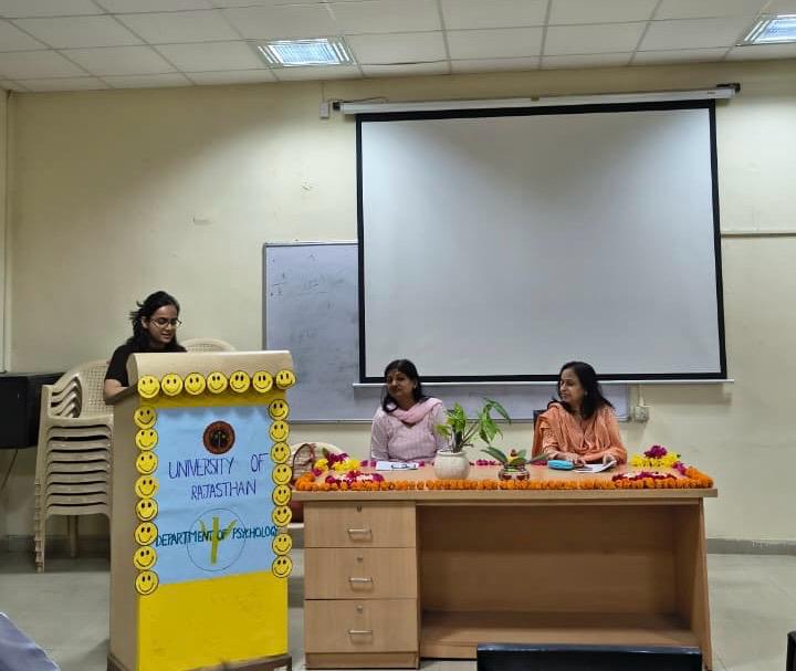 राजस्थान विश्वविद्यालय के मनोविज्ञान विभाग में गांधी जयंती एवं लाल बहादुर शास्त्री जयंती समारोह आयोजित