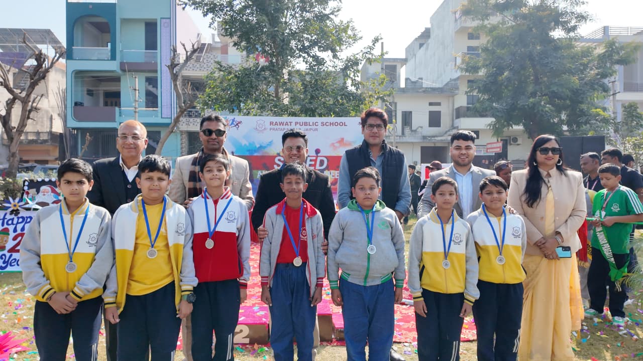 रावत पब्लिक स्कूल, प्रताप नगर की स्पोर्ट्स मीट “स्पीड” का रंगारंग समापन