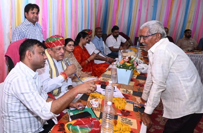 राज्य सरकार का उद्देश्य गांवों का समग्र विकास कर आत्मनिर्भर बनाना : मंत्री कुमावत