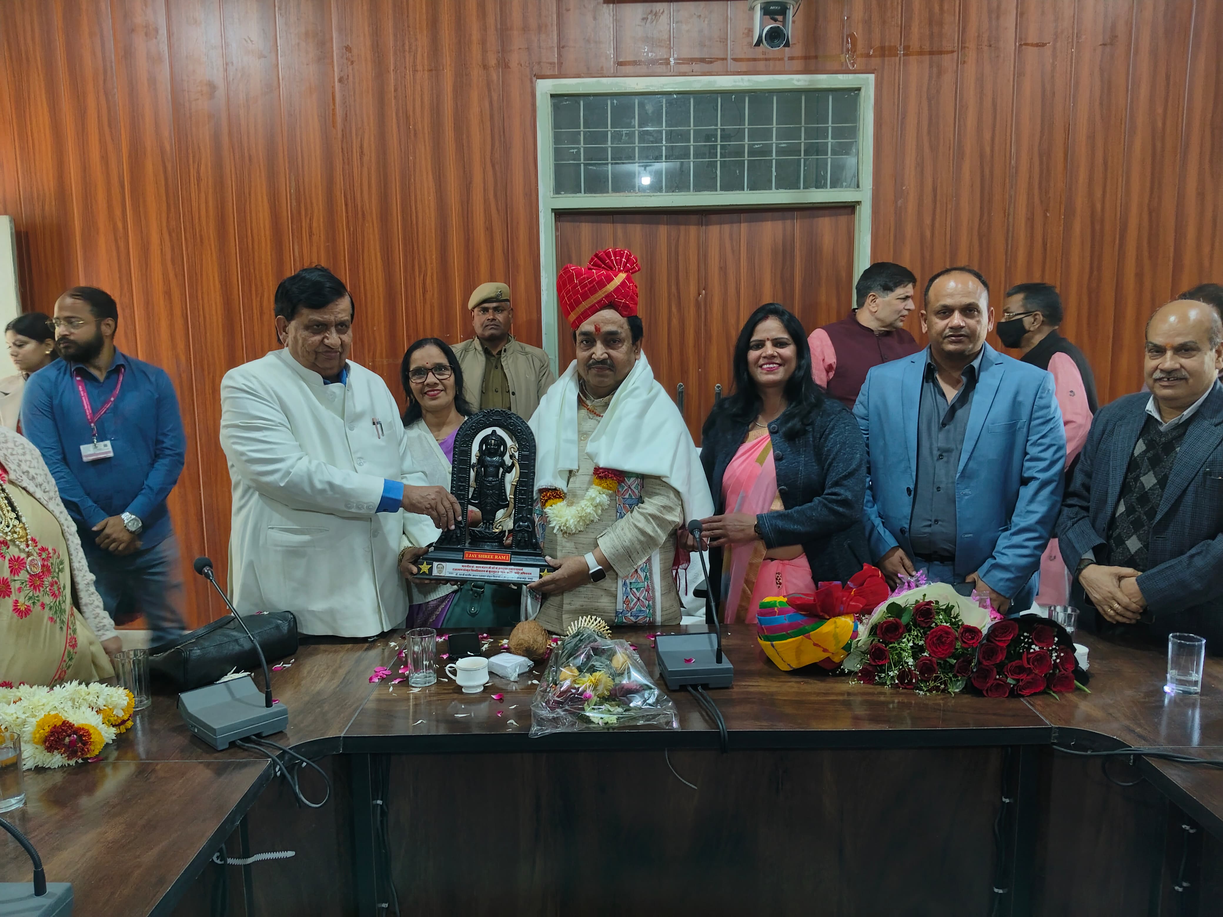 जगद्गुरु रामानंदाचार्य राजस्थान संस्कृत विश्वविद्यालय, जयपुर नवनियुक्त कुलपति प्रो. मदन मोहन झा ने संभाला कार्यभार