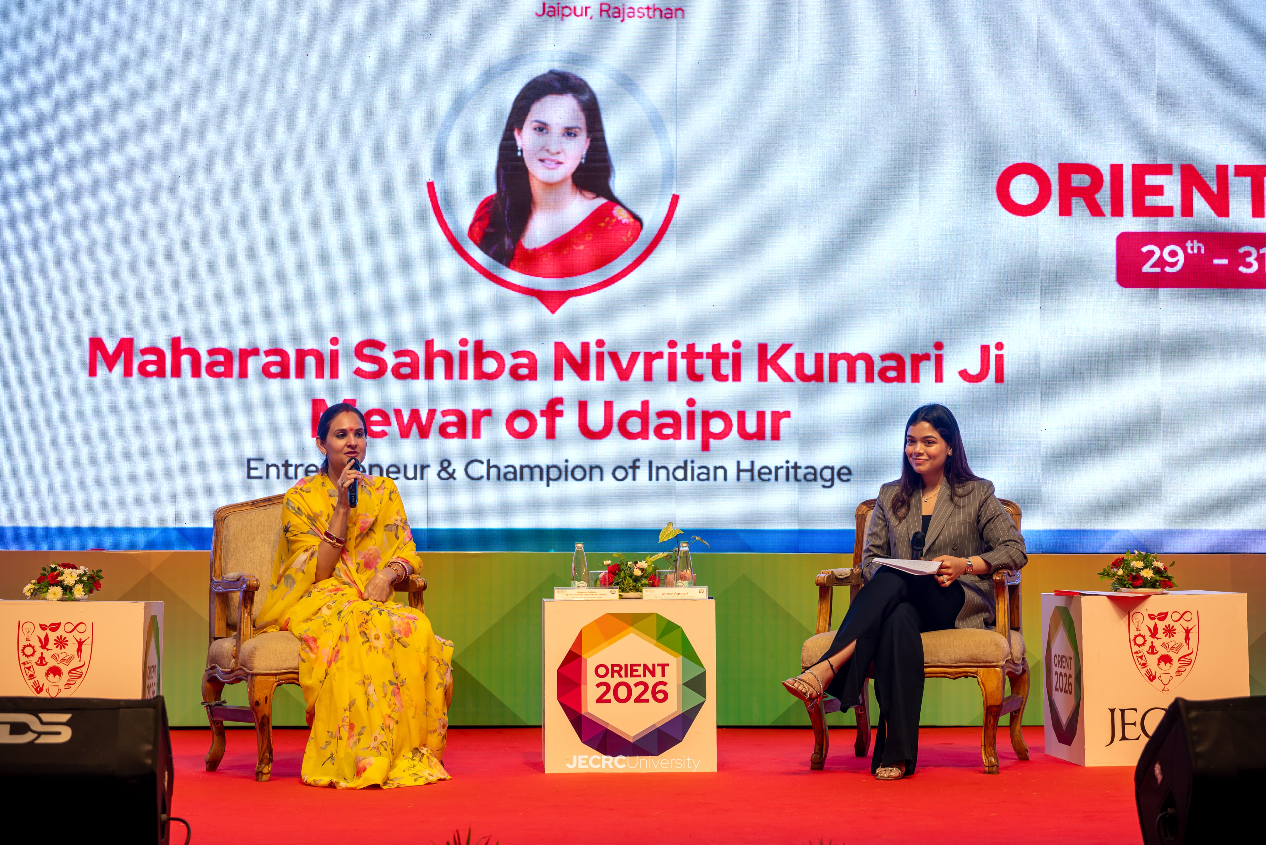 विदेसी भाषा सीखजो, पण मायड़ भासा कदे मत छोड़जो- निवृत्ति कुमारी मेवाड़, जेईसीआरसी ओरिएंट 2026