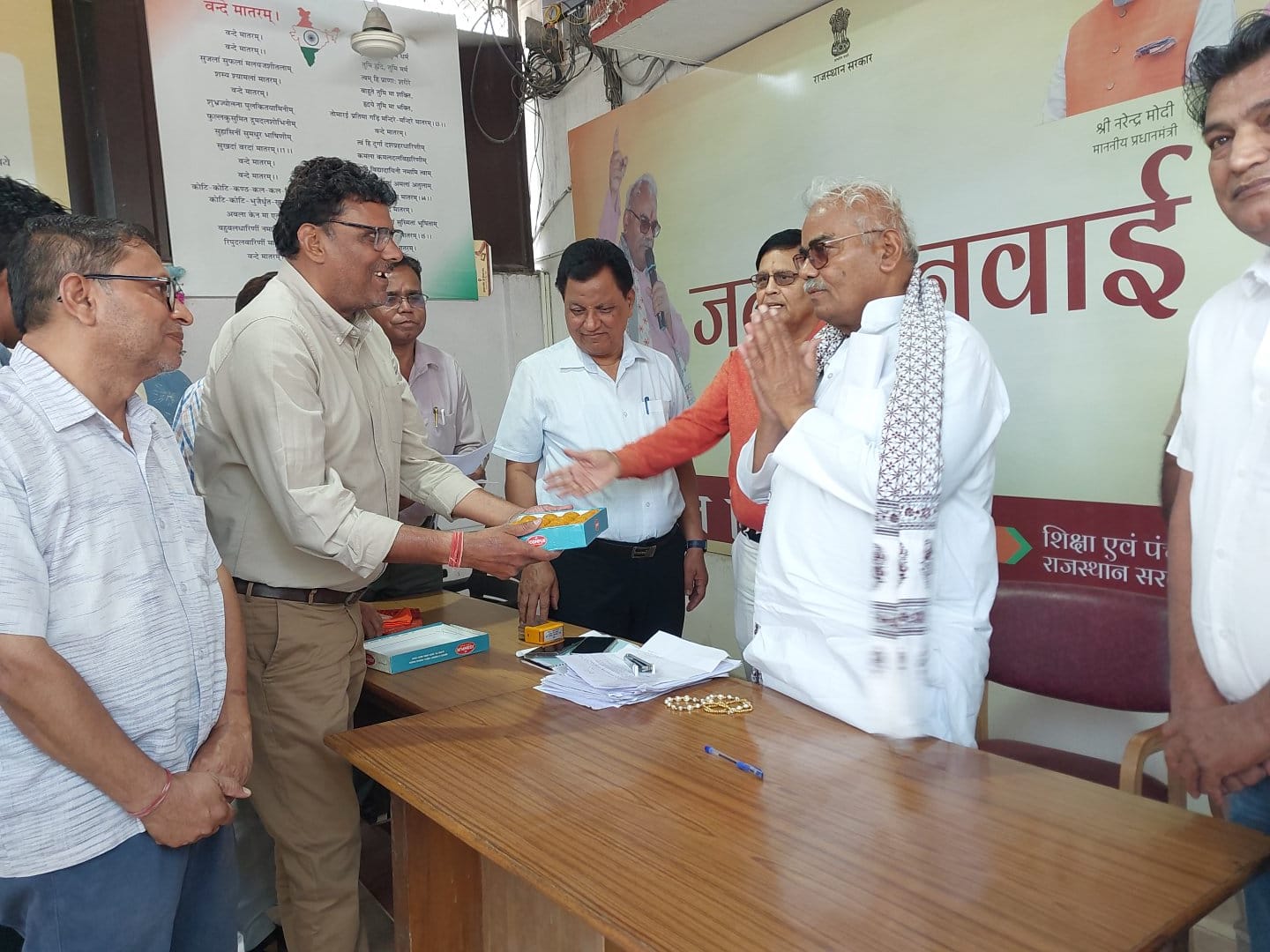 12000 से अधिक की डीपीसी करने पर राजस्थान शिक्षा सेवा परिषद (प्रधानाचार्य) ने किया शिक्षा मंत्री का अभिनंदन