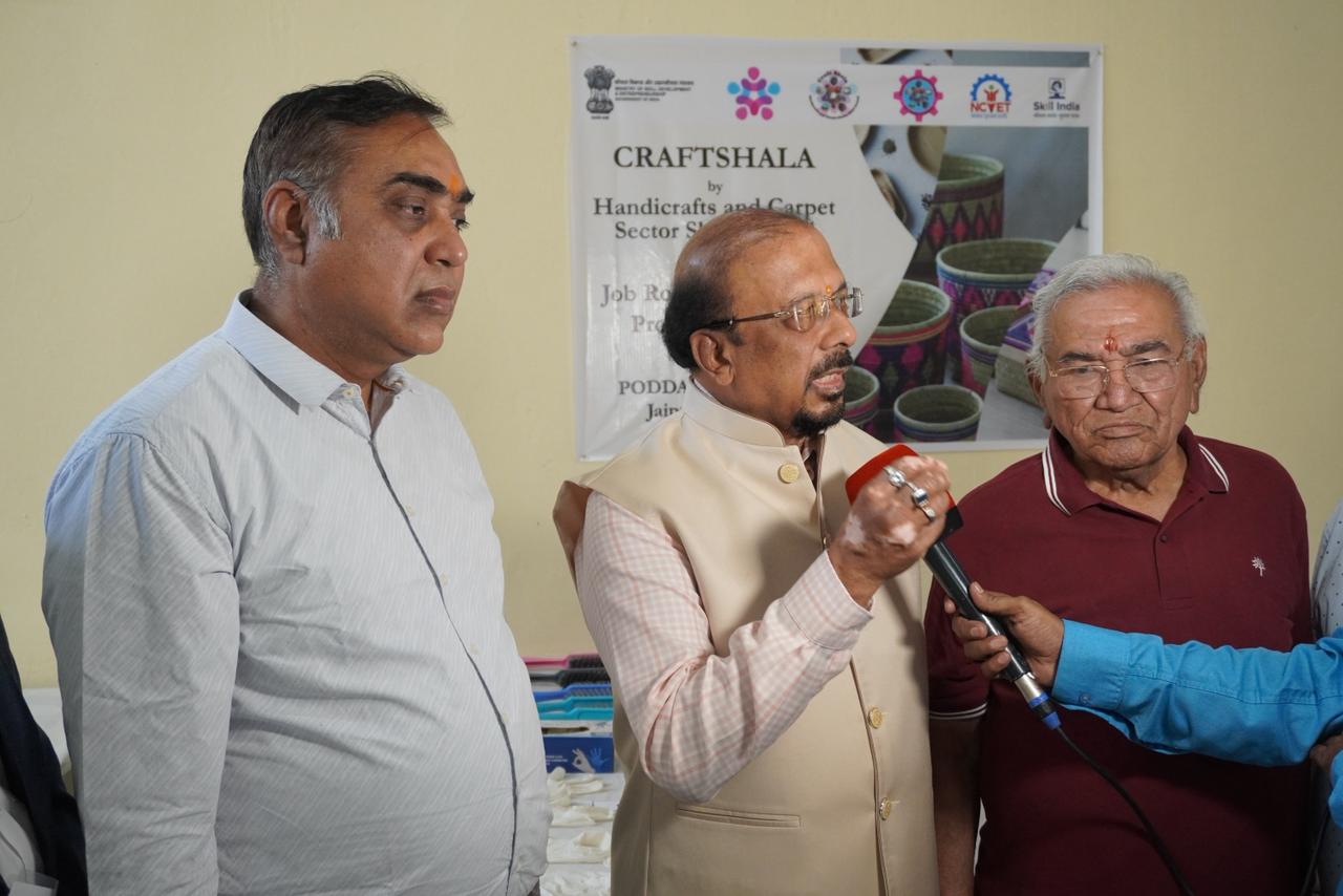 पोद्दार बिज़नेस स्कूल में ‘क्राफ्टशाला’ का उद्घाटन, कारीगरों के कौशल विकास को मिलेगा बढ़ावा