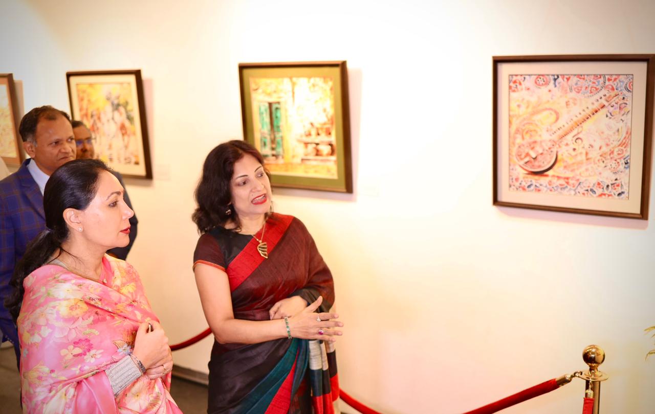 जलरंगों में साकार होती संवेदनाएं कल्पना से परे- दिया कुमारी