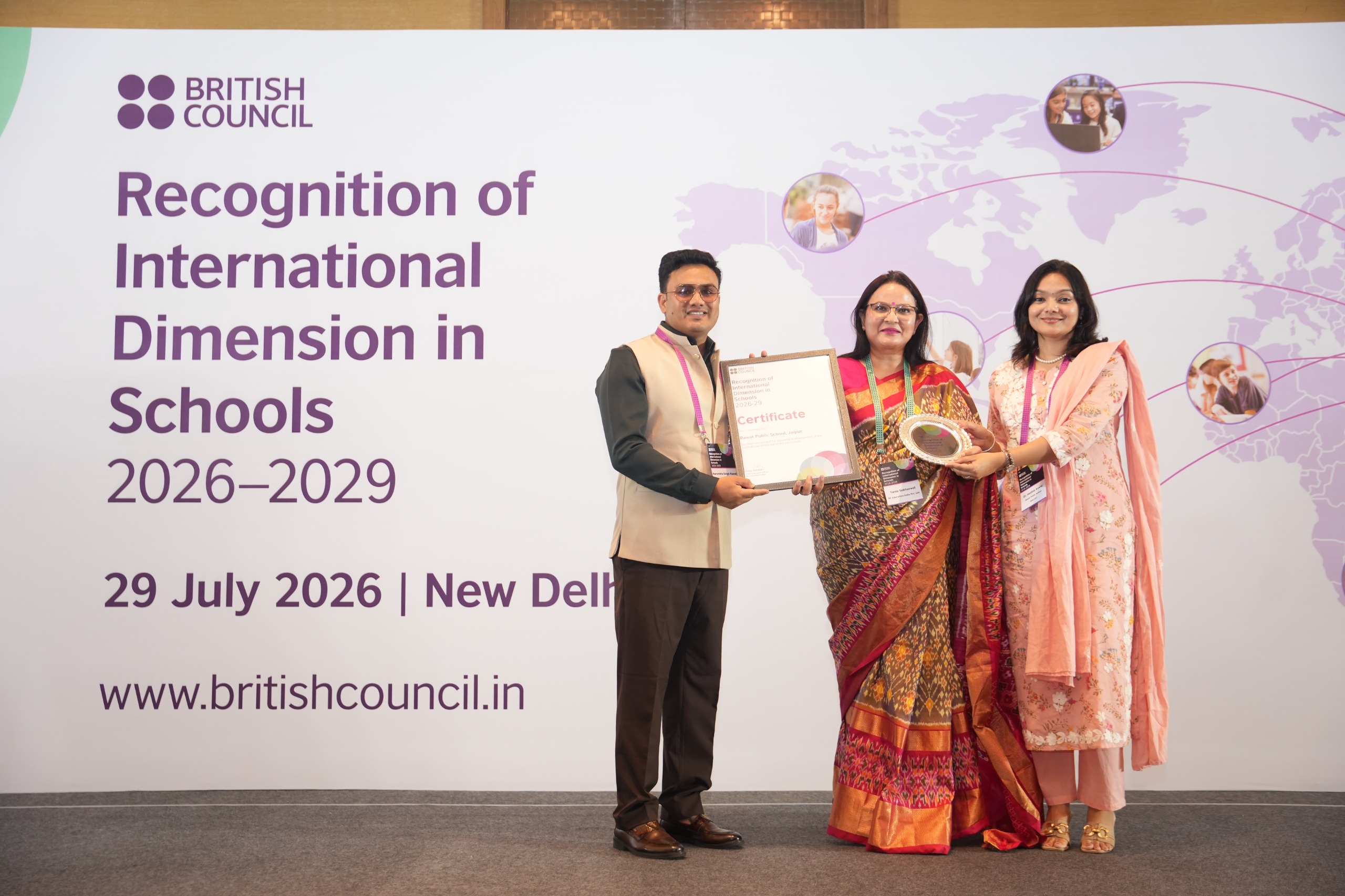 ब्रिटिश काउंसिल के प्रतिष्ठित RIDS Award 2026–29 से सम्मानित हुआ रावत पब्लिक स्कूल, प्रताप नगर