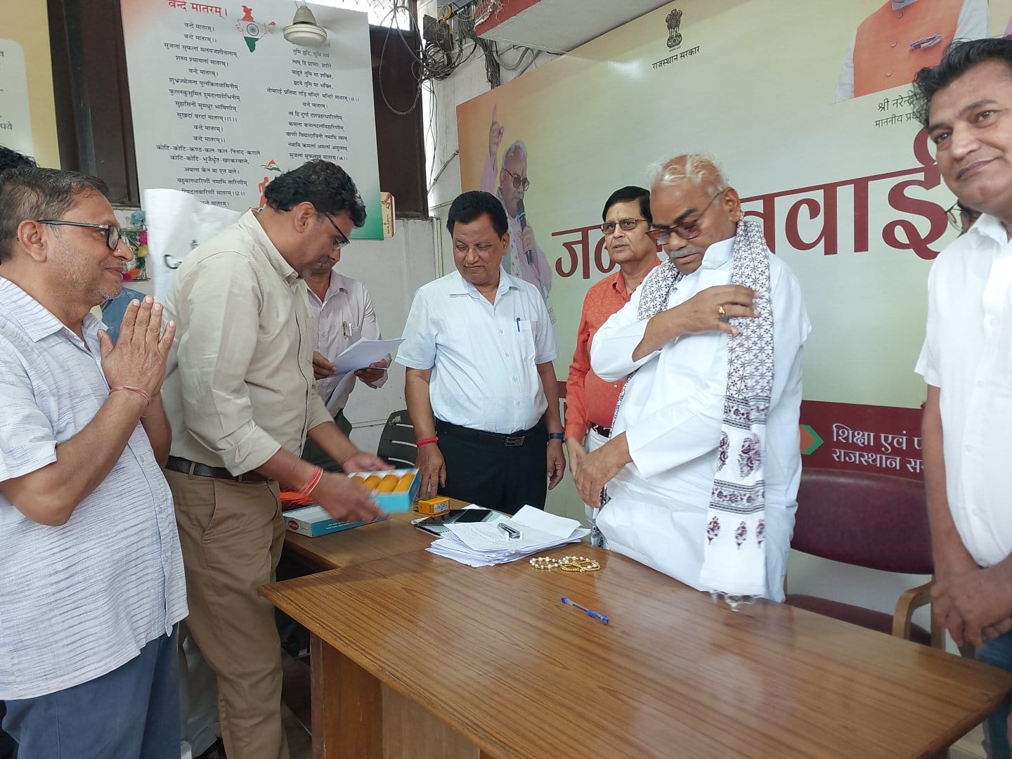 12000 से अधिक की डीपीसी करने पर राजस्थान शिक्षा सेवा परिषद (प्रधानाचार्य) ने किया शिक्षा मंत्री का अभिनंदन