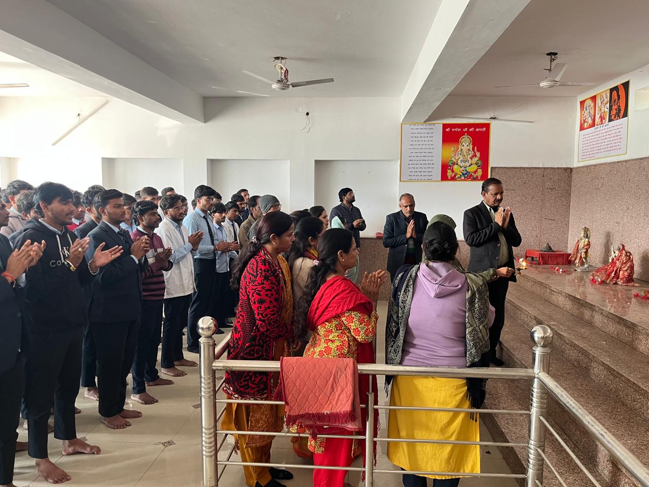 रीजनल कॉलेज ऑफ फार्मेसी, जयपुर में बसंत पंचमी का उत्साह पूर्वक आयोजन