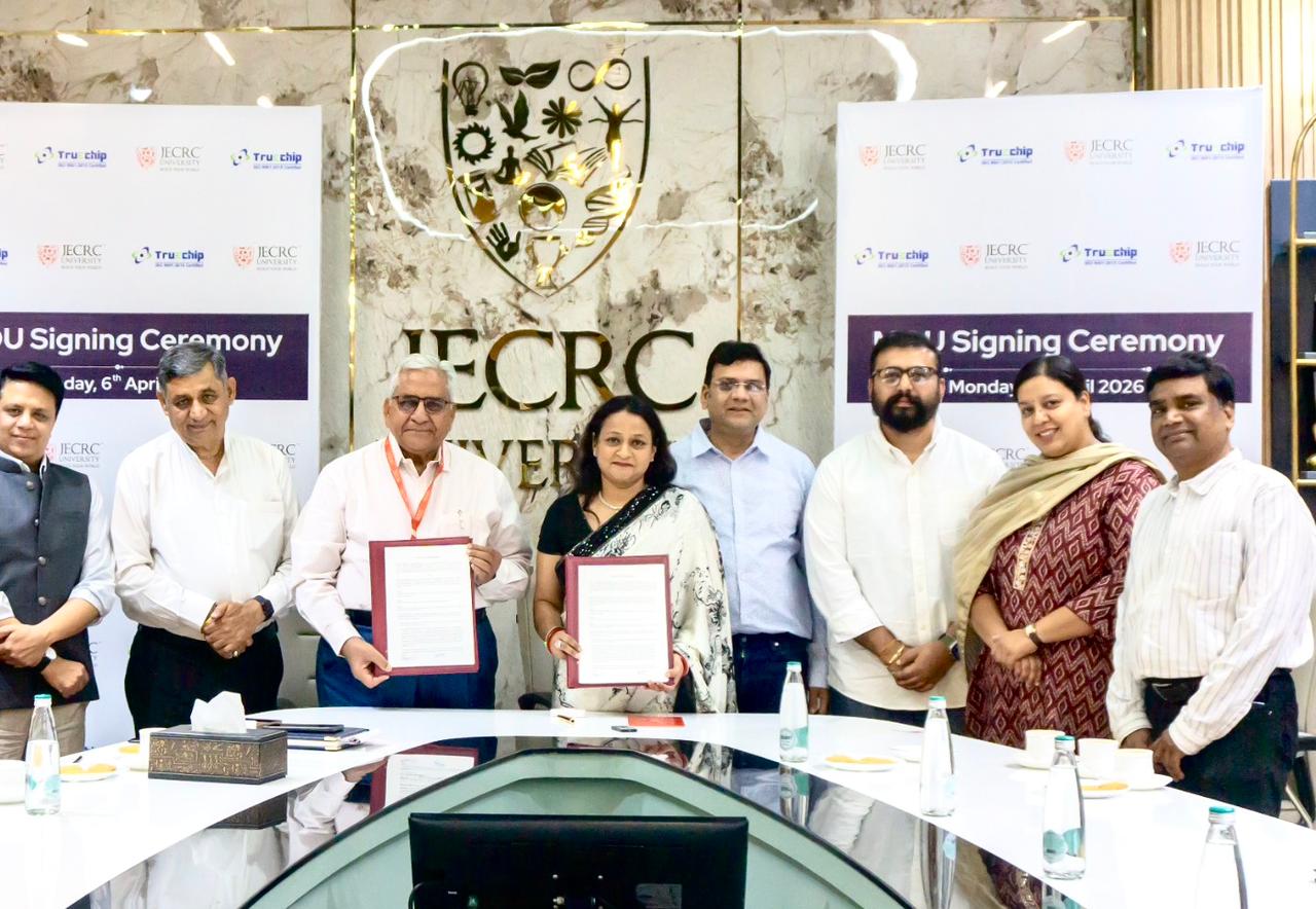 जेईसीआरसी ने ट्रूचिप के साथ शुरू किया राजस्थान का पहला ‘सेमीकंडक्टर बी.टेक. प्रोग्राम’