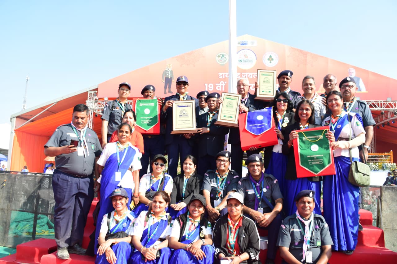 19वीं राष्ट्रीय जम्बूरी लखनऊ में राजस्थान प्रथम