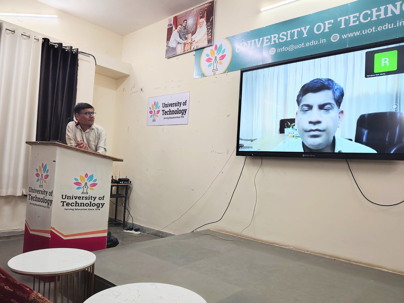 यूनिवर्सिटी ऑफ टेक्नोलॉजी, जयपुर में संकाय संवर्द्धन कार्यक्रम के चतुर्थ दिवस पर ‘पांडुलिपि से प्रकाशन तक’ विषय पर विशेषज्ञ व्याख्यान आयोजित