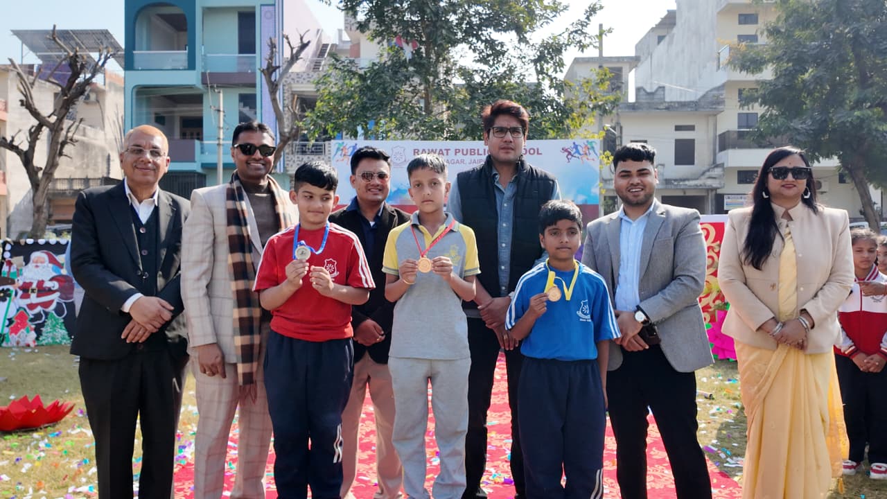 रावत पब्लिक स्कूल, प्रताप नगर की स्पोर्ट्स मीट “स्पीड” का रंगारंग समापन