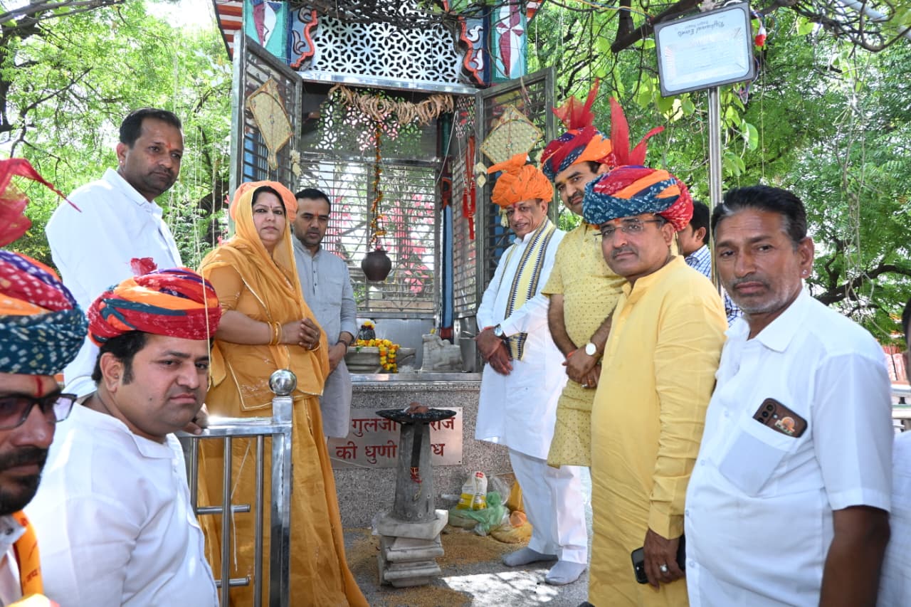 बगड़ी में धार्मिक आस्था का महोत्सव : आई माताजी पाट स्थापना
