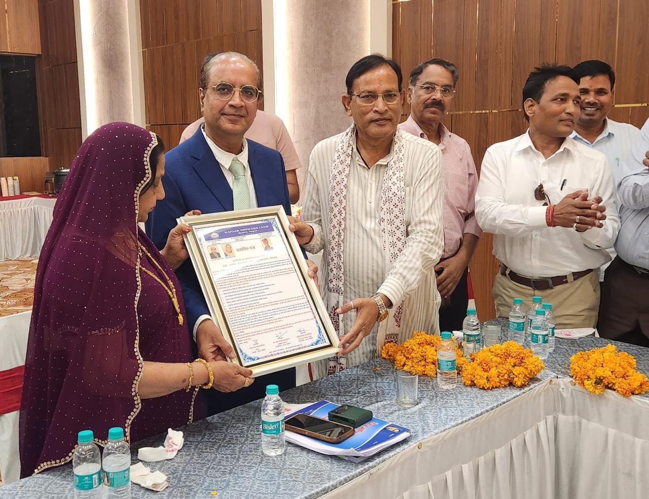 रैगर समाज के भामाशाह नरेन्द्र नवल ने बालिका छात्रावास के लिए    1. 25 करोड़ की घोषणा की