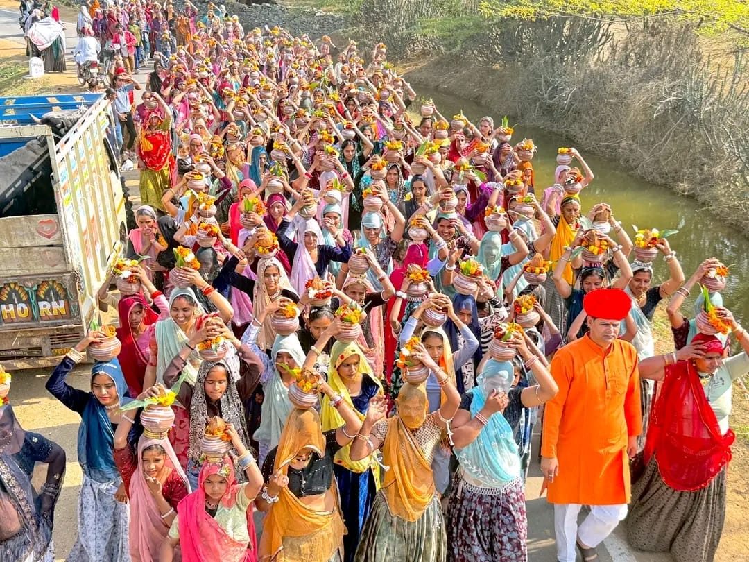 मालासेरी डूंगरी में गूंजा देव का जयघोष: भगवान देवनारायण के 1114वें अवतरण महोत्सव का भव्य आगाज