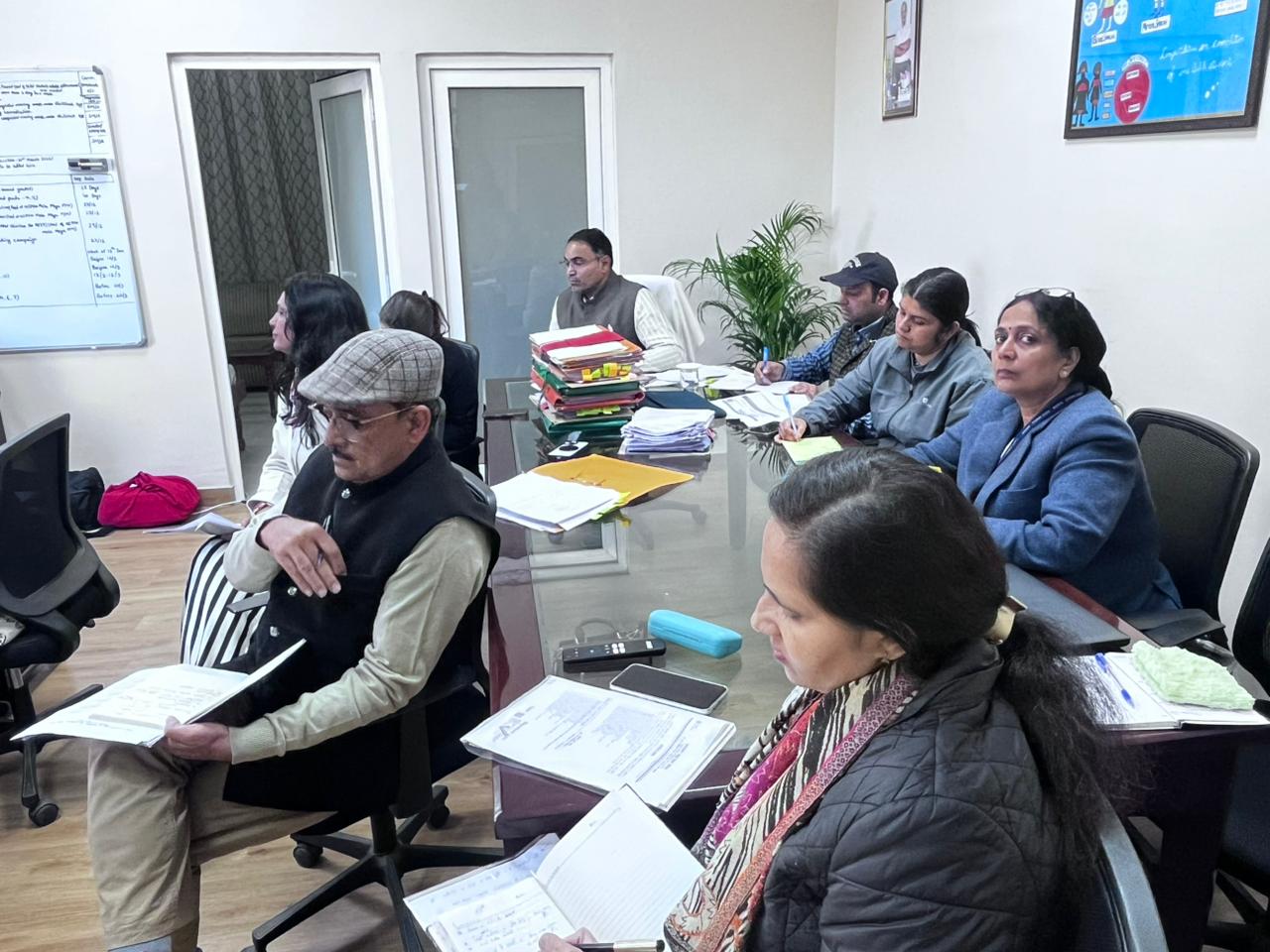 मेगा पीटीएम को पूर्व तैयारियों पर बैठक