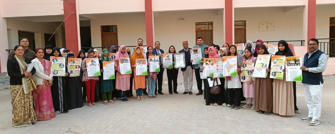 राजकीय कन्या महाविद्यालय, गंगापोल में संविधान दिवस पर प्रदर्शनी एवं कार्यशाला संपन्न