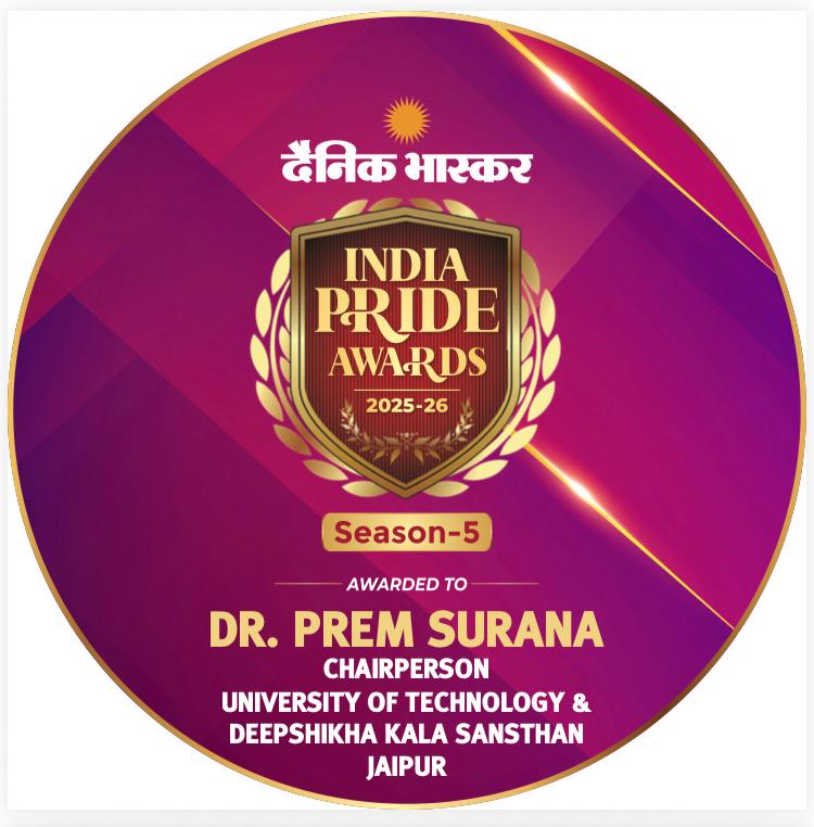 शिक्षा के क्षेत्र में उत्कृष्ट योगदान के लिए डॉ. प्रेम सुराना को ‘इंडिया प्राइड अवॉर्ड 2025-26’
