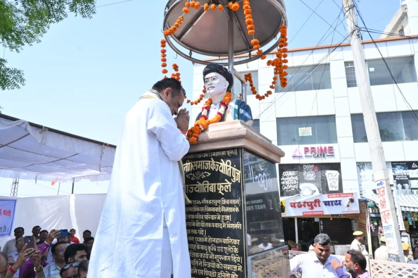 कैबिनेट मंत्री जोराराम कुमावत ने ज्योतिबा फुले को किया नमन